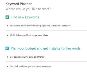 keywords-planner