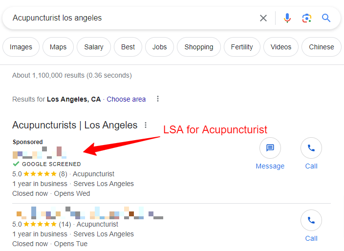 LSA for Acupuncturist